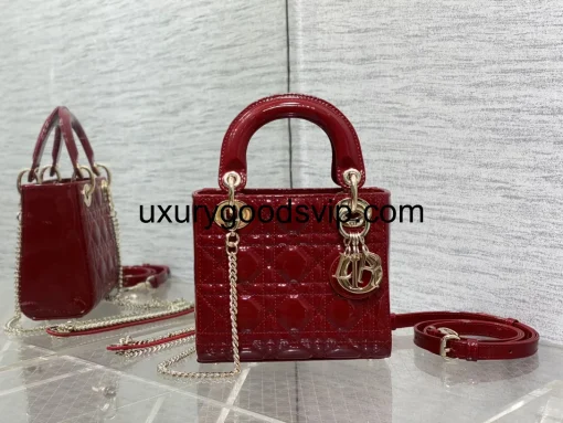 0_1_11zon Dior Red Lady Dior Bag‼
