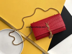 YSL kate crocodile pattern